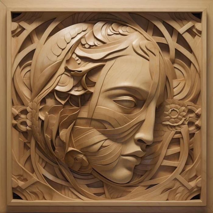 نموذج ثلاثي الأبعاد لآلة CNC 3D Art 